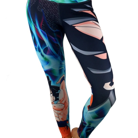 UNISEX Gently Worn Goku Leggings - Picture 2 of 8